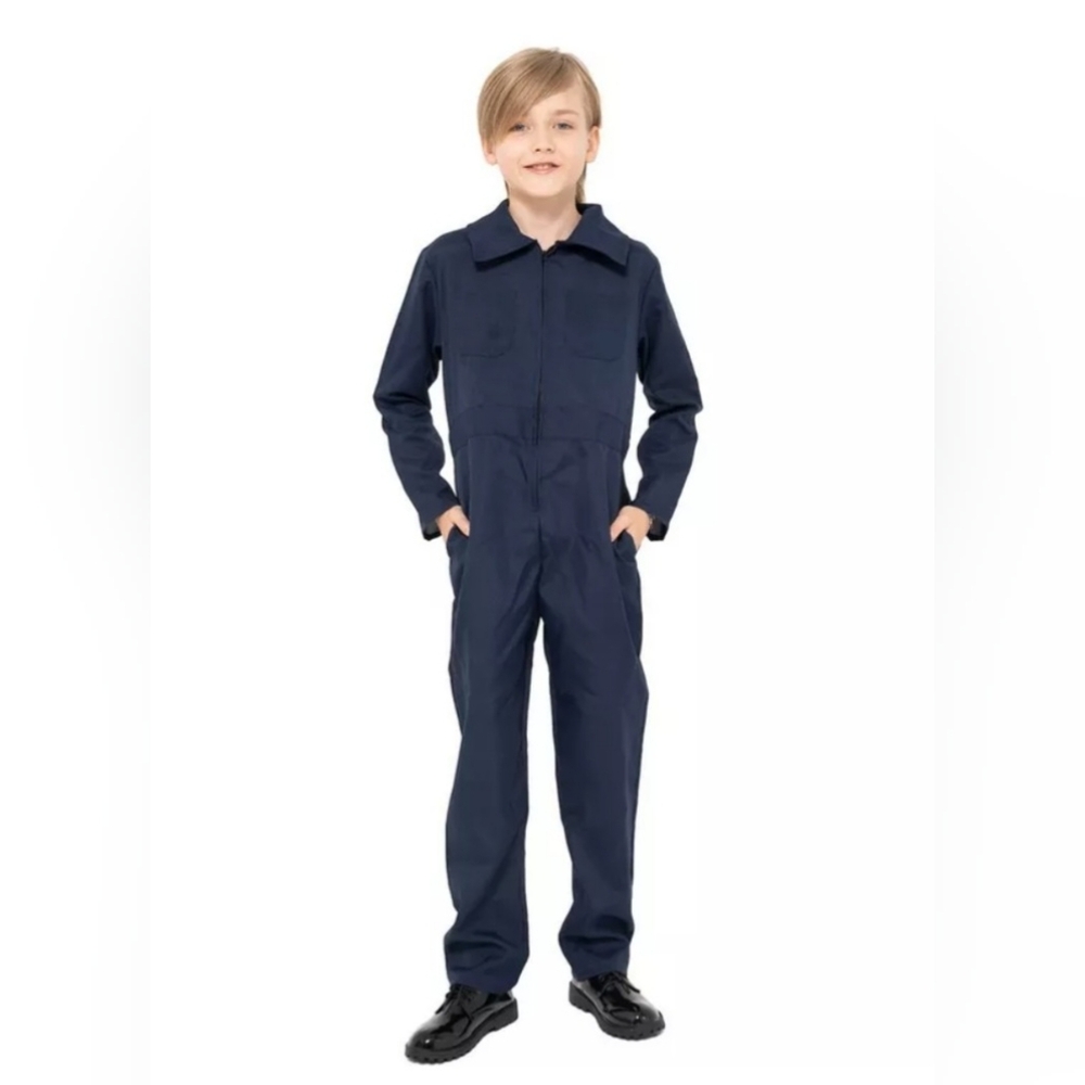 NWT Kids Navy Blue Coverall Perfect For Halloween